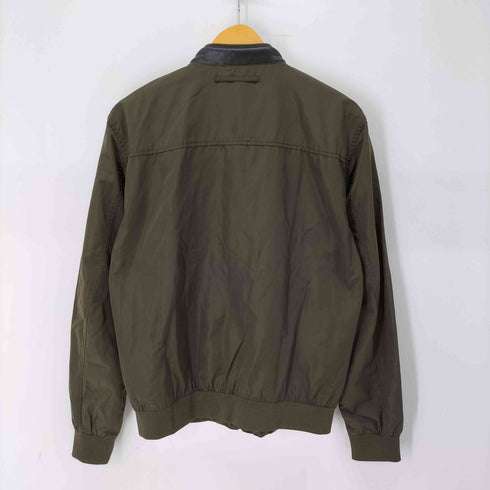 ザラ ZARA フェイクレザー切替 ブルゾン メンズ import:M