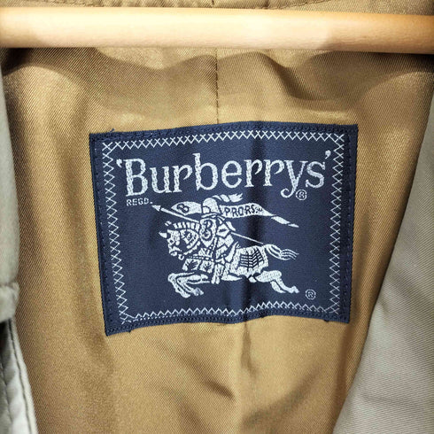 バーバリーズ BURBERRYS 裏地ノバチェック ライナー付 比翼ステンカラーコート メンズ 170