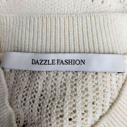 DAZZLE FASHION 透かし編み S/S ニット レディース JPN:XS