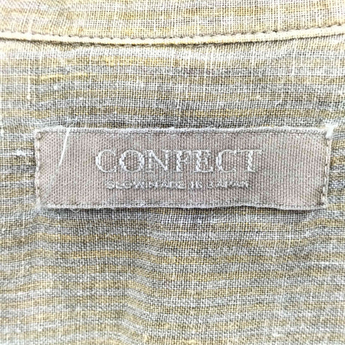 ネストローブコンフェクト nest Robe CONFECT リネン ピグメントバイオ オープンカラーシャツ メンズ 4