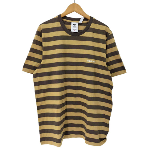 アディダスオリジナルス adidas Originals Stripe Short Sleeve Cotton T-Shirt メンズ import:M