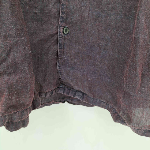 ネストローブコンフェクト nest Robe CONFECT リネン ピグメントバイオ オープンカラーシャツ メンズ 4