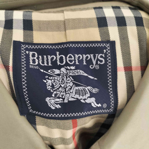 バーバリーズ BURBERRYS 裏地ノバチェック 比翼ステンカラーコート メンズ 165