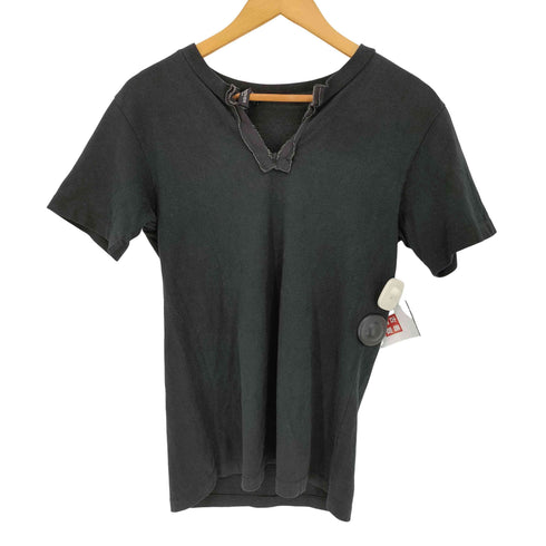 アンダーカバー UNDER COVER JUN TAKAHASHI 96ss ドクロ期 archive 生地切替 スキッパー 半袖 Tシャツ メンズ