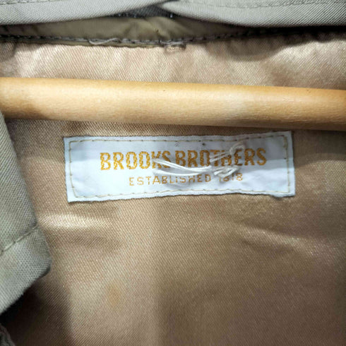 ブルックスブラザーズ BROOKS BROTHERS ストームフラップ ライナー付 比翼ステンカラーコート メンズ 38