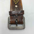 ダブルアールエルラルフローレン RRL RALPH LAUREN USA製 スタッズ ウエスタンレザー ベルト メンズ