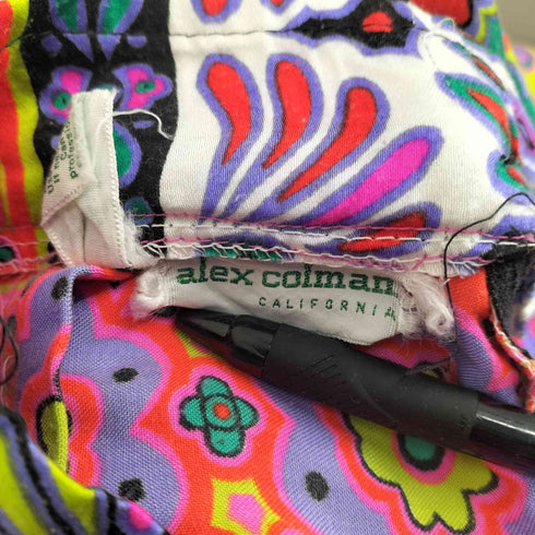 ALEX COLMAN 総柄ワイドイージーパンツ レディース