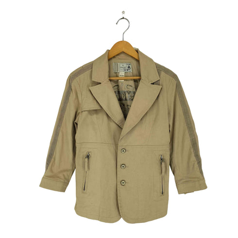 ディーゼル DIESEL サイドラインテープ 3Bテーラードジャケット レディース import:M