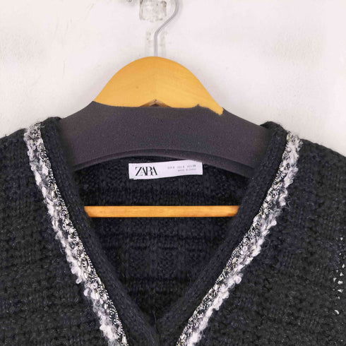 ザラ ZARA フリンジデザイン ニットベスト レディース import:S