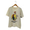 デルタ DELTA 90s USA製 イラストプリント シングルステッチ クルーネックTシャツ メンズ import:L