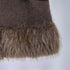 ザラ ZARA コントラストニットフェイクファージャケット レディース import:M