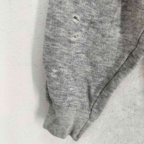 ヘインズ Hanes 80-90s USA製 フロントプリントラグランスウェット メンズ M