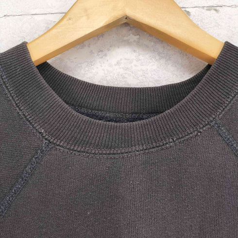 60S~ DE PAUL UNIVERSITY カレッジプリント S/S スウェット フロッキー 4本針 メンズ