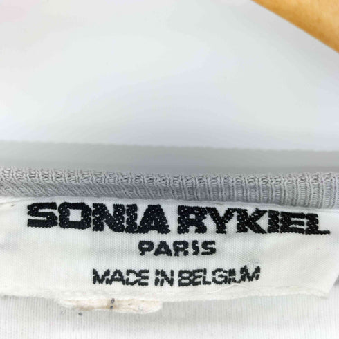 ソニアリキエル SONIA RYKIEL マリンニットデザイン ボーダー ボートネック 長袖Tシャツ メンズ