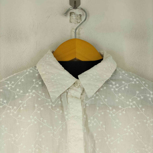ザラ ZARA 刺繍デザインシャツ レディース import:S