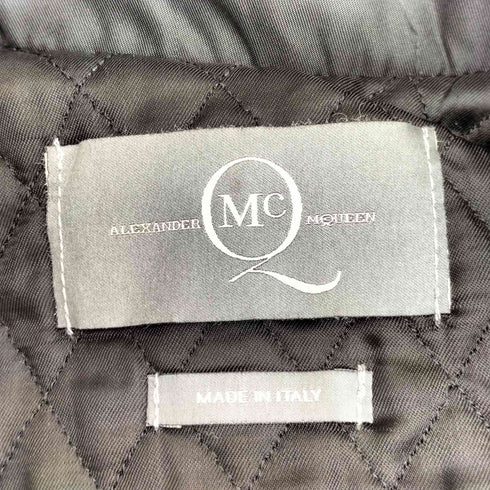アレキサンダーマックイーン Alexander McQueen イタリア製 裏地キルティング 変形 ミリタリージャケット レディース 40