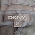 ダナキャランニューヨーク DKNY ナイロンポリ混 ウールギャバジン 1タック ワイドスラックス メンズ 34