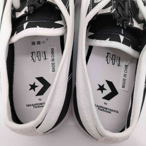 タカヒロミヤシタザソロイスト TAKAHIRO MIYASHITA The SoloIst. JACK PURCELL ZIP OX BLACK Americana ジャックパーセル ジップ アメリカーナ スニーカー メンズ CONVERSE:8