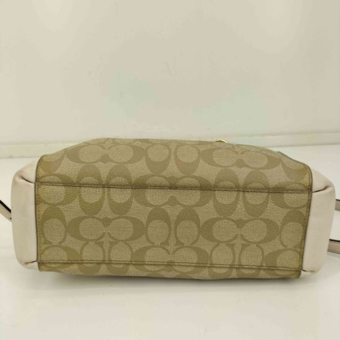 コーチ COACH ミニクリスティ・キャリーオール シグネチャー 2WAY ショルダー トートバッグ レディース