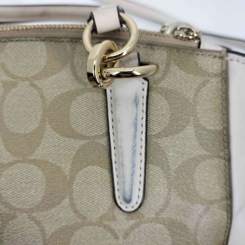コーチ COACH ミニクリスティ・キャリーオール シグネチャー 2WAY ショルダー トートバッグ レディース