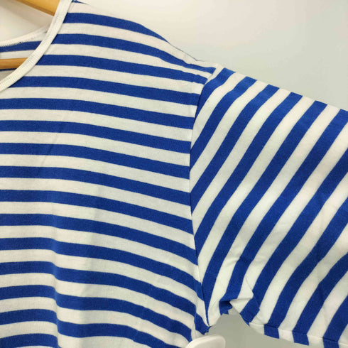 マリメッコ marimekko Tasaraita タサライタ ボーダー クルーネック Tシャツ レディース import:L