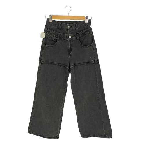 レイビームス Ray BEAMS 24AW ダブル ウエスト レイヤード デニム レディース JPN:0