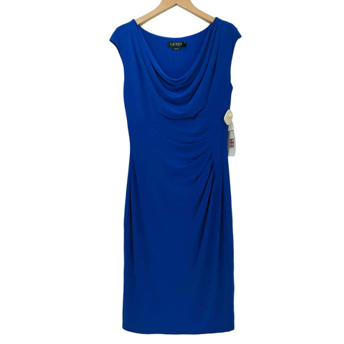 ローレンラルフローレン LAUREN RALPH LAUREN DRESS ノースリーブ ドレープ ワンピース ドレス レディース US:4 4