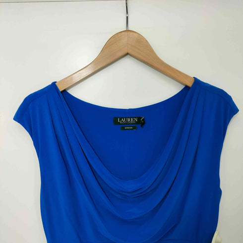 ローレンラルフローレン LAUREN RALPH LAUREN DRESS ノースリーブ ドレープ ワンピース ドレス レディース US:4 4