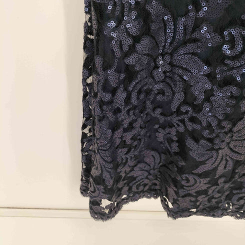 タダシショウジ TADASHI SHOJI Sequin Lace Gown スパンコール シースルーメッシュ ドレス レディース JPN:2
