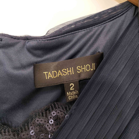 タダシショウジ TADASHI SHOJI Sequin Lace Gown スパンコール シースルーメッシュ ドレス レディース JPN:2