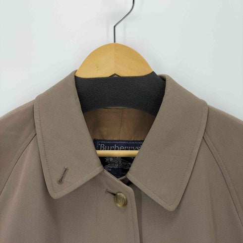 バーバリーズ BURBERRYS MADE IN ENGLAND BURELLA ウールギャバジン 比翼ステンカラーコート レディース
