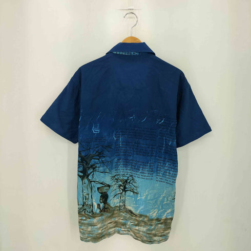 SOFT VISCOSE グラフィックプリント S/S シャツ メンズ import:XL