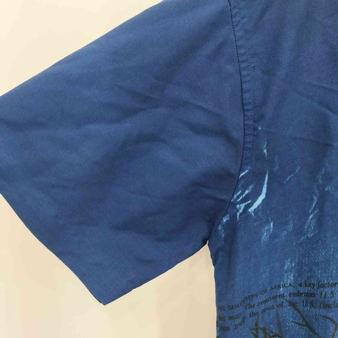 SOFT VISCOSE グラフィックプリント S/S シャツ メンズ import:XL