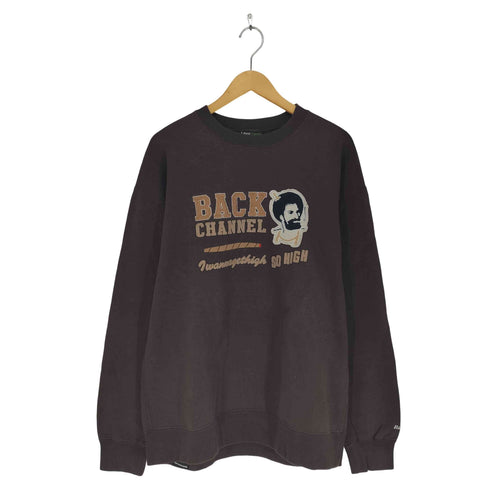 バックチャンネル Back Channel ZIG ZAG CREW SWEAT メンズ XL