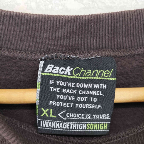 バックチャンネル Back Channel ZIG ZAG CREW SWEAT メンズ XL