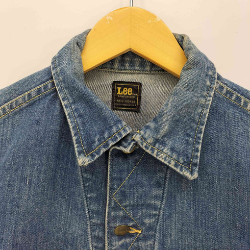 リー Lee 70-80S USA製 SANFORIZED PATD-153438 デニム ライダース ジャケット メンズ
