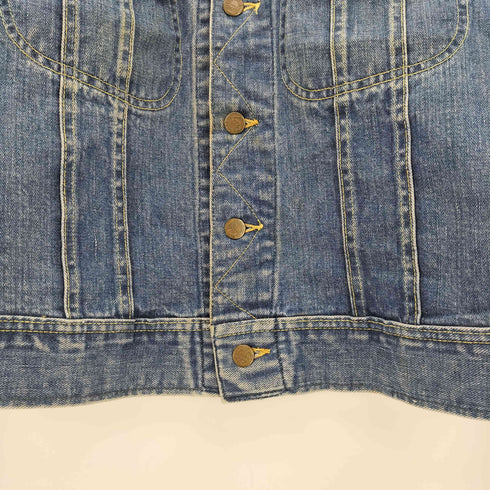 リー Lee 70-80S USA製 SANFORIZED PATD-153438 デニム ライダース ジャケット メンズ