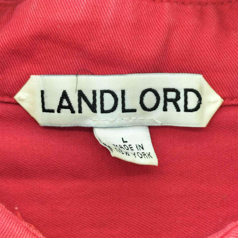 LANDLORD NEW YORK製 スネークスキン切替 ワークシャツ street メンズ L