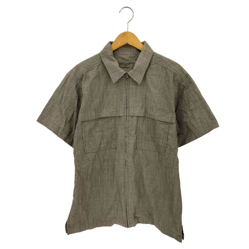 scandia woods フルジップ S/S ワークシャツ メンズ