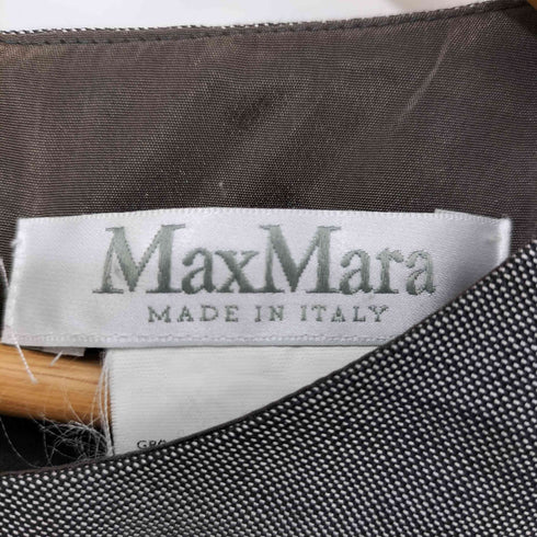 マックスマーラ MAX MARA ノースリーブ ドレープ ワンピース パーティドレス オケージョン レディース JPN:38