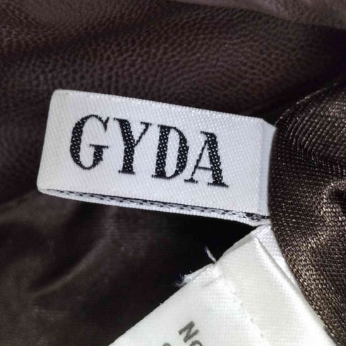 ジェイダ GYDA フェイクレザースリットフレアパンツ レディース JPN:S