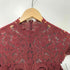 タダシショウジ TADASHI SHOJI ノースリーブ レース ワンピース パーティドレス オケージョン ボルドー レディース JPN:4