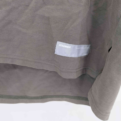 アタッチメント ATTACHMENT COOL MAX MOCRODY SUEDE タートルネックカットソー メンズ 3