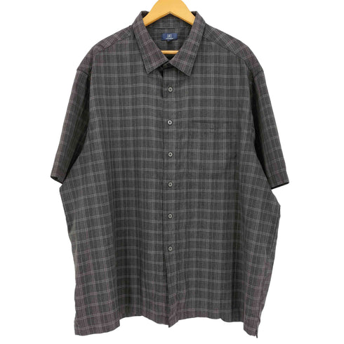 ジョージ GEORGE 半袖チェックシャツ ボックス メンズ 3XL