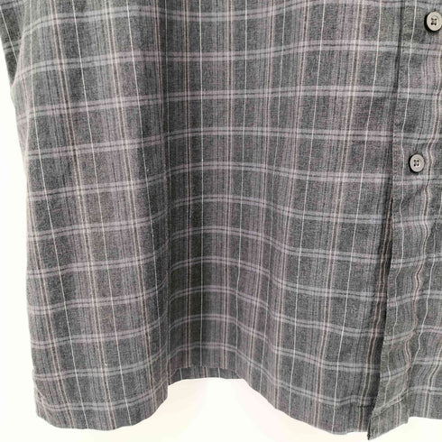 ジョージ GEORGE 半袖チェックシャツ ボックス メンズ 3XL