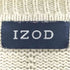 アイゾッド IZOD 00s 香港製 ロゴ刺繍 チェック コットンニット メンズ import:L