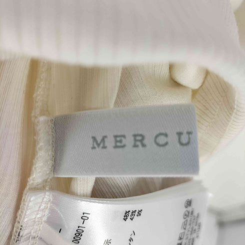 マーキュリーデュオ MERCURYDUO アシメオフショルカットトップス レディース FREE