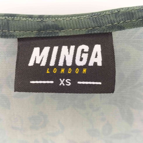 MINGA LONDON 総柄 シアー カーディガン Y2K レディース