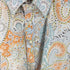 エトロミラノ ETRO MILANO イタリア製 ペイズリー柄 ボタンダウンシャツ メンズ M
