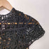 セルフォード CELFORD ストライプレース ノースリーブワンピース レディース JPN:36
